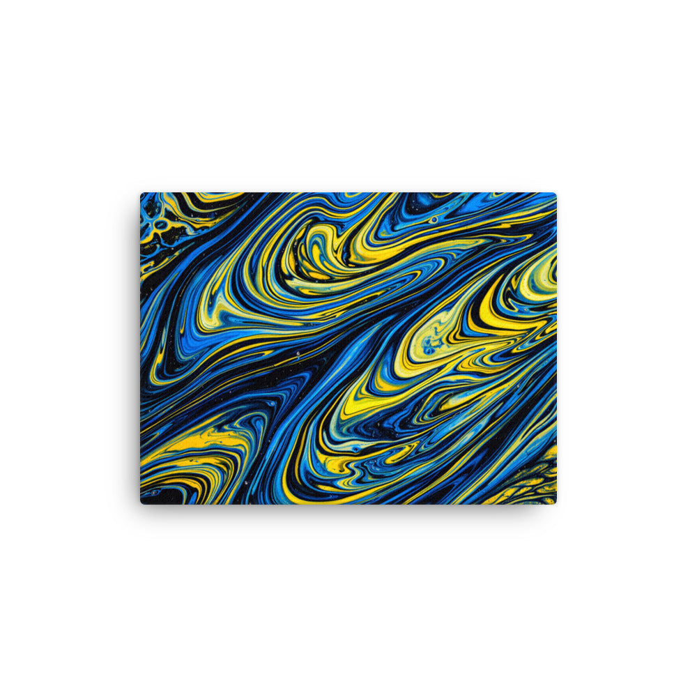 Coral wall art product image as a thin canvas print in 12 x 16 inch universal size