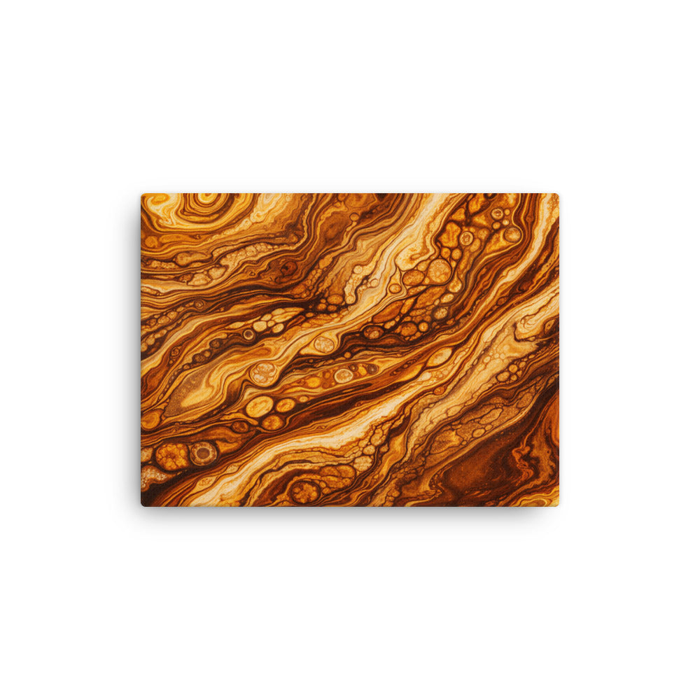 Molten Cells thin canvas print front-facing product image in 12 x 16 inch universal size