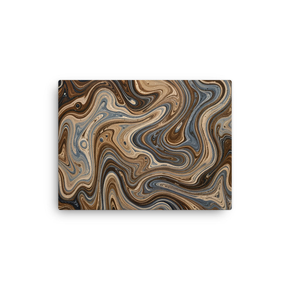 Café Mocha thin canvas print front-facing product image in 11 x 14 inch universal size