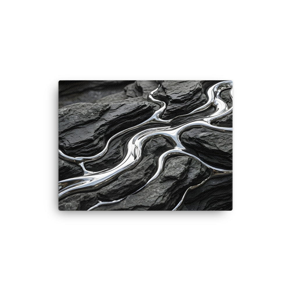 Basalt thin canvas print front-facing product image in 11 x 14 inch universal size