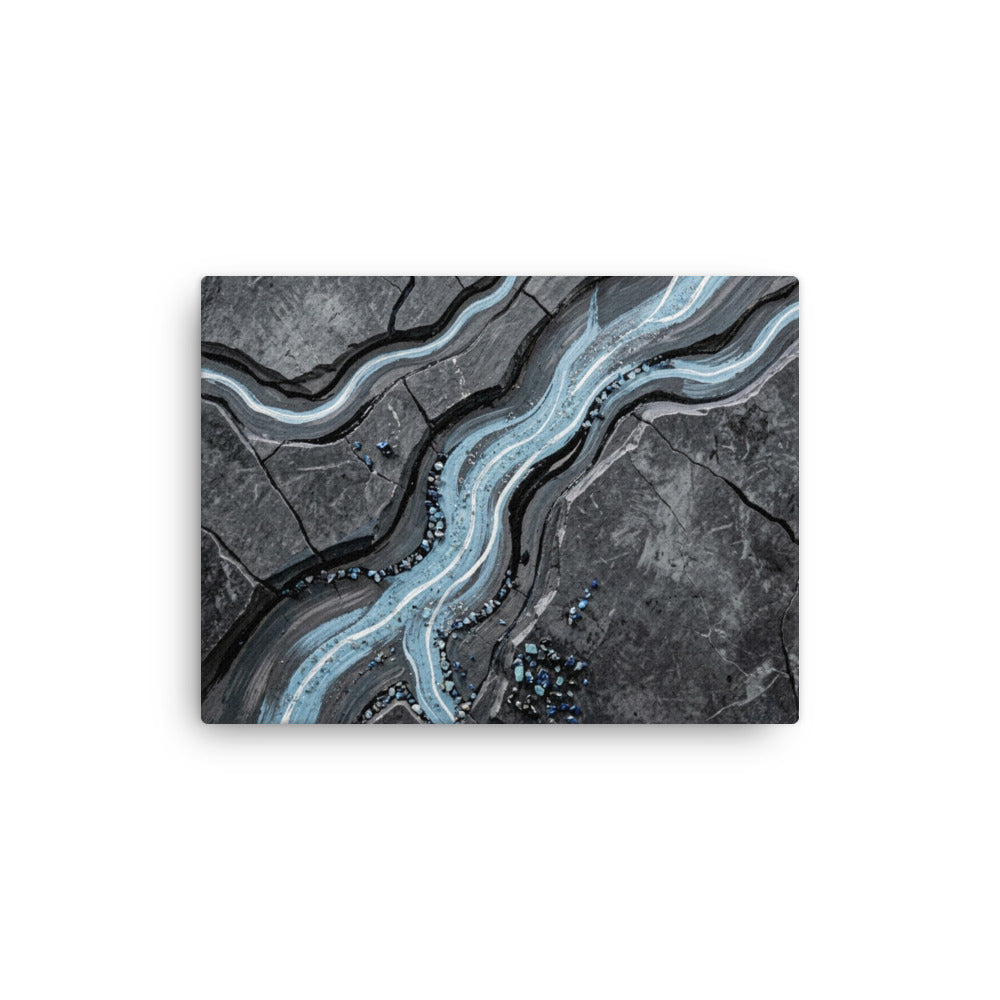 Viscosity thin canvas print wall display image in 12 x 12 inch universal size