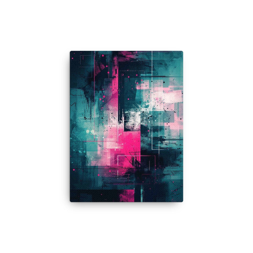 Neona thin canvas print shown in front view in 8 x 10 inch universal size