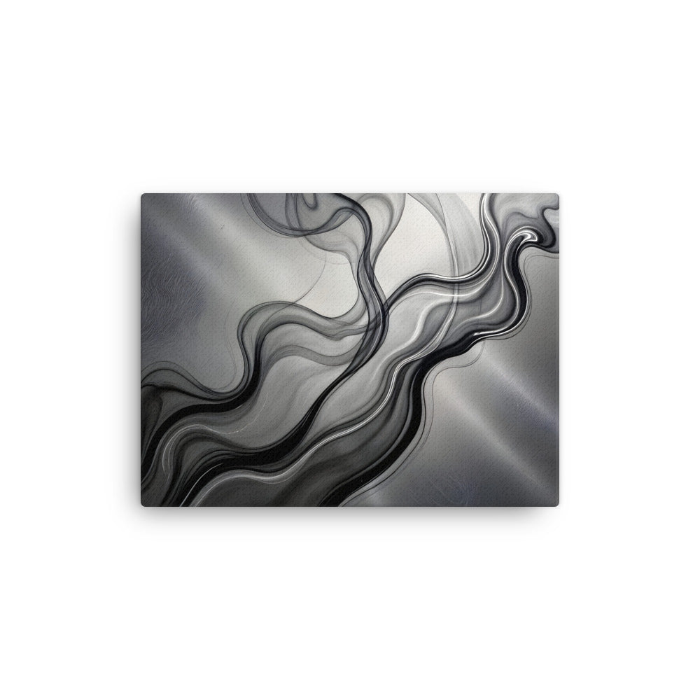 Smoke thin canvas print wall display image in 12 x 12 inch universal size