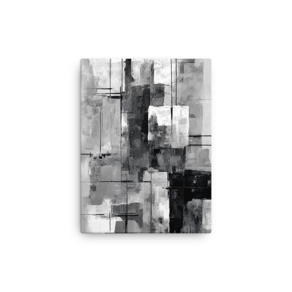 Align thin canvas print front-facing product image in 11 x 14 inch universal size