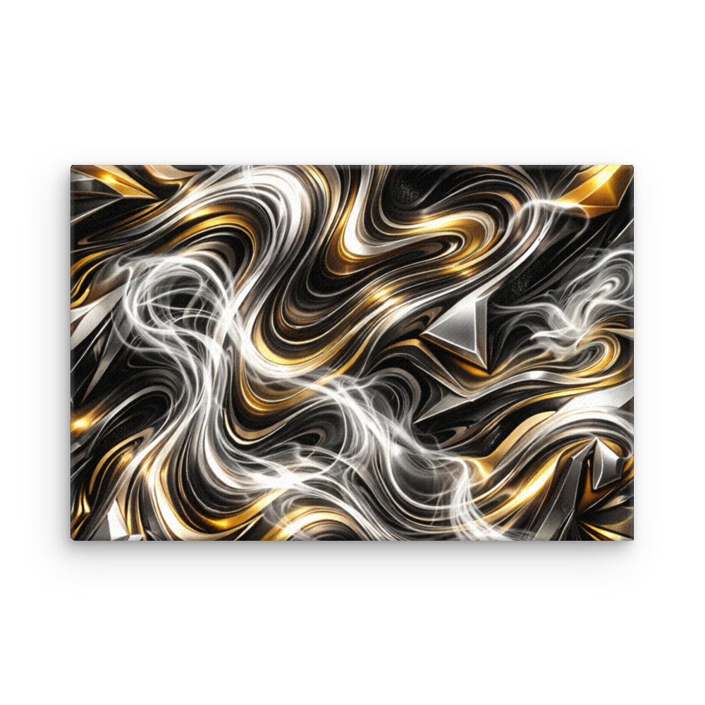 Ouro thin canvas print with product details shown in 16 x 20 inch universal size