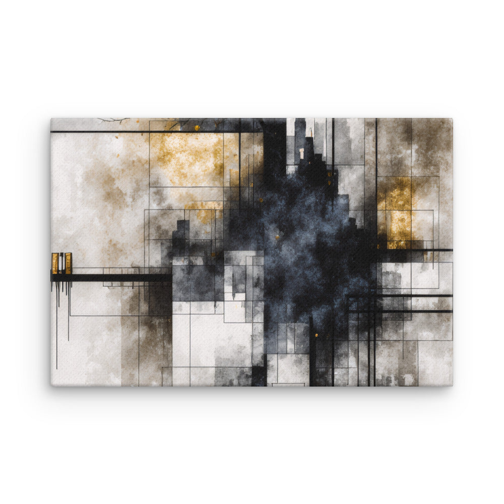 Brasier thin canvas print, front view in 18 x 24 inch large size