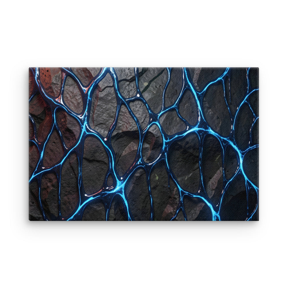 Magmatic thin canvas print, front view in 18 x 24 inch large size