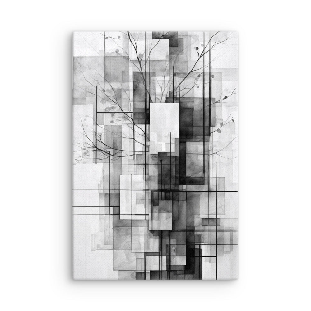 False wall art product image as a thin canvas print in 18 x 24 inch large size