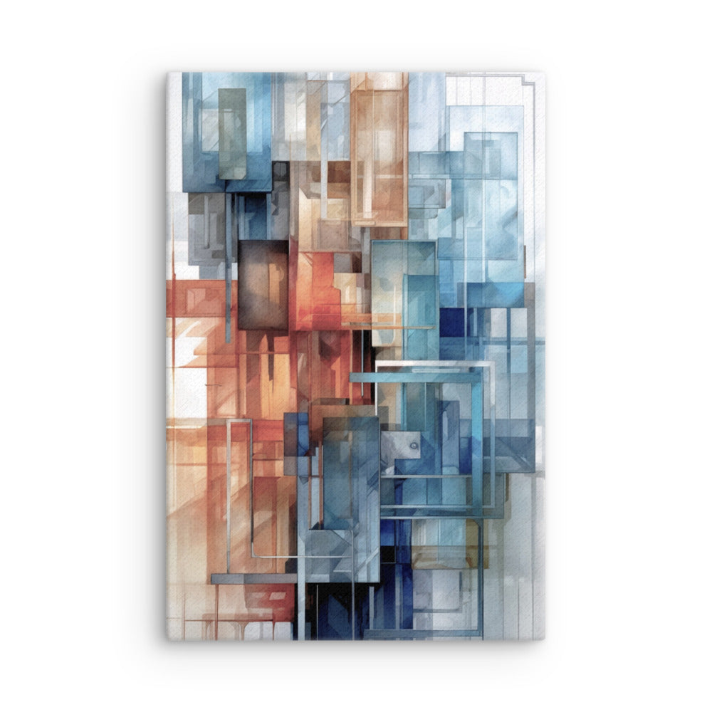 Future wall art product image as a thin canvas print in 20 x 28 inch large size