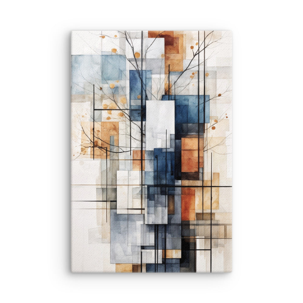 True thin canvas print shown in front view in 12 x 18 inch universal size
