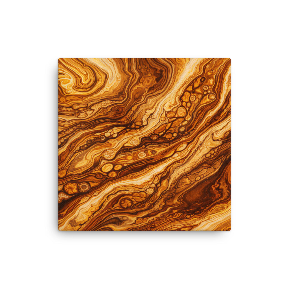 Molten Cells thin canvas print wall display image in 12 x 18 inch universal size