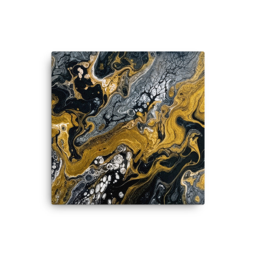 Aurum thin canvas print product mockup in 12 x 16 inch universal size