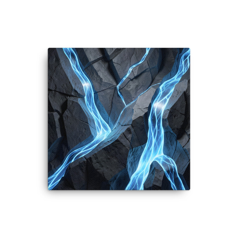 Tephra thin canvas print product mockup in 12 x 16 inch universal size