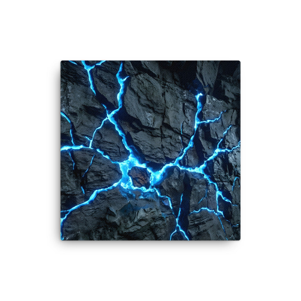 Vesicle thin canvas print product mockup in 12 x 16 inch universal size