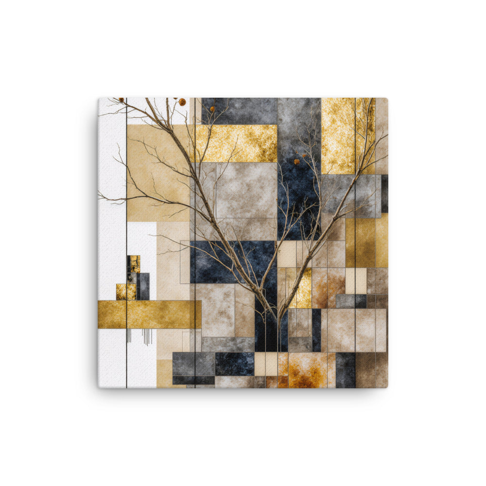 Solari thin canvas print product mockup in 12 x 16 inch universal size