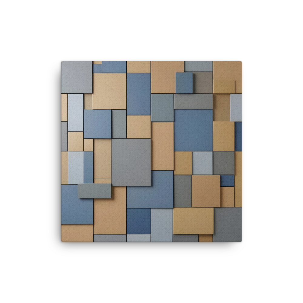 Agate thin canvas print product mockup in 12 x 16 inch universal size