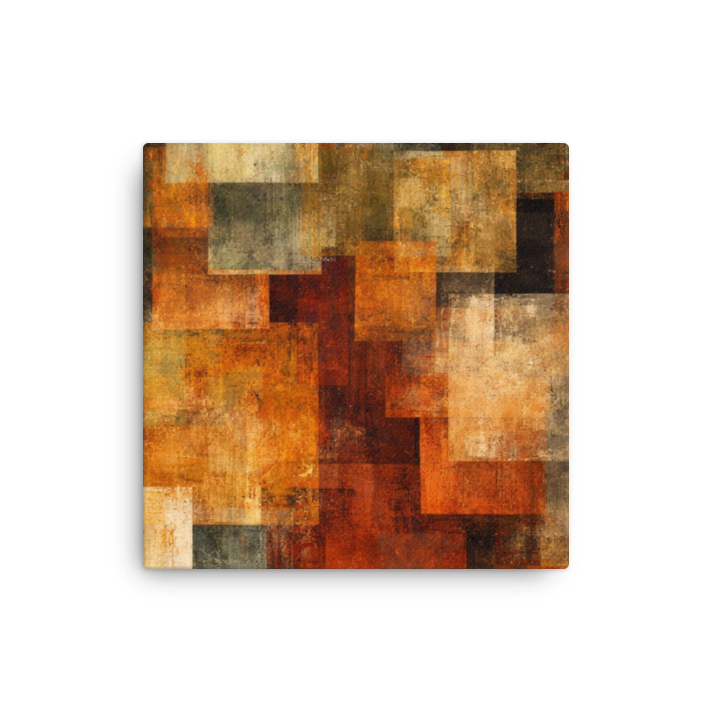 Harvest thin canvas print wall display image in 12 x 12 inch universal size