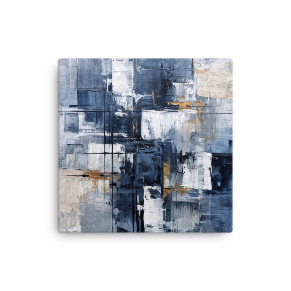 Push thin canvas print front-facing product image in 11 x 14 inch universal size