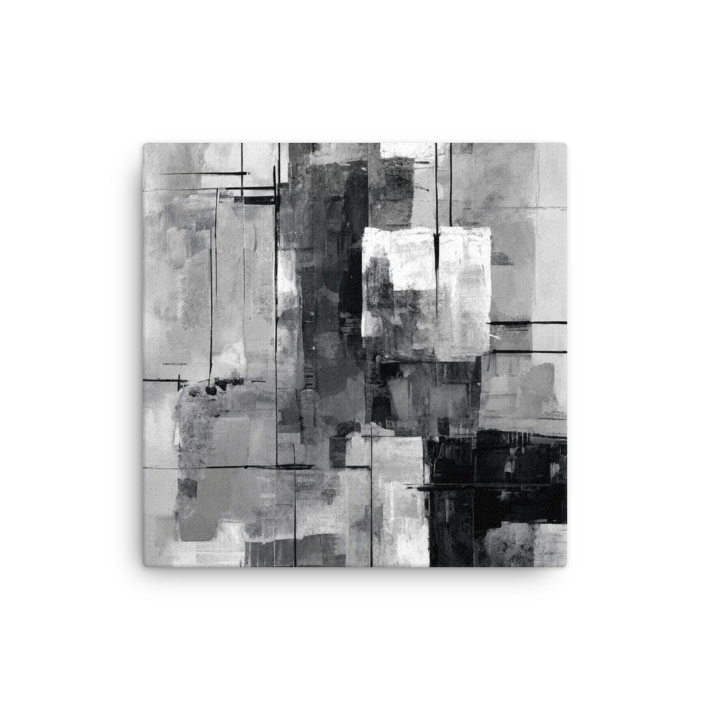 Align thin canvas print wall display image in 12 x 12 inch universal size