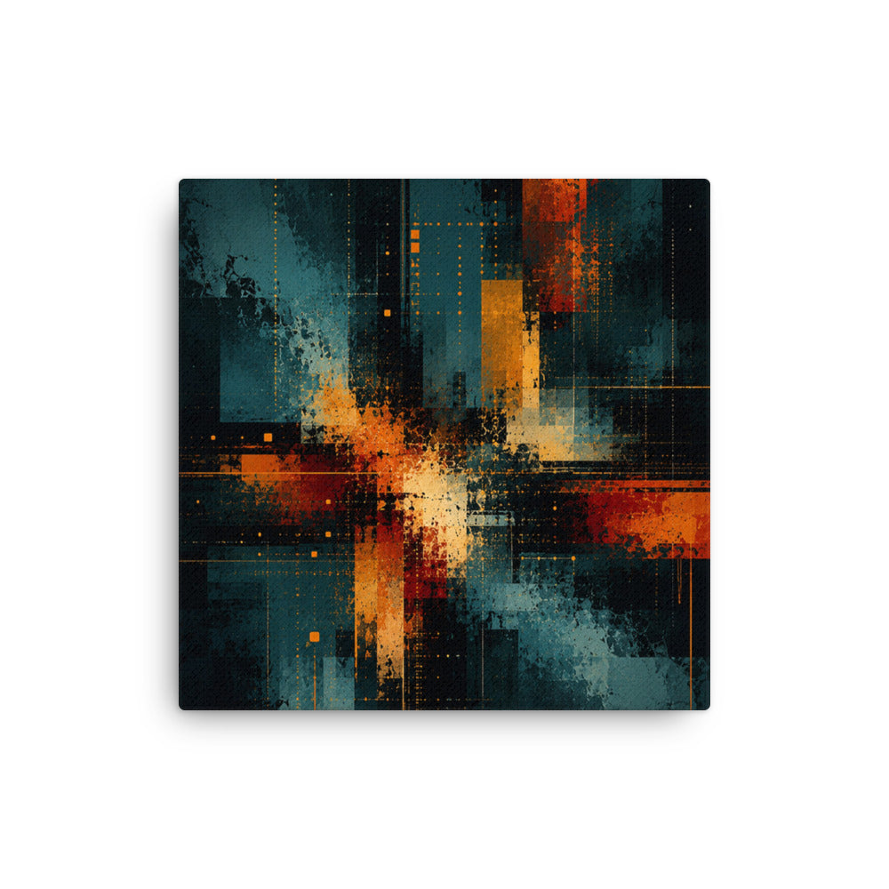 Axion thin canvas print wall display image in 12 x 12 inch universal size
