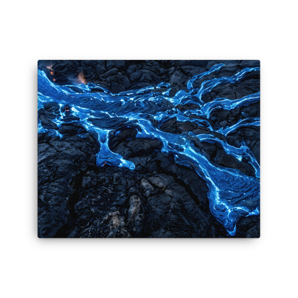 Scoria thin canvas print product mockup in 16 x 16 inch universal size