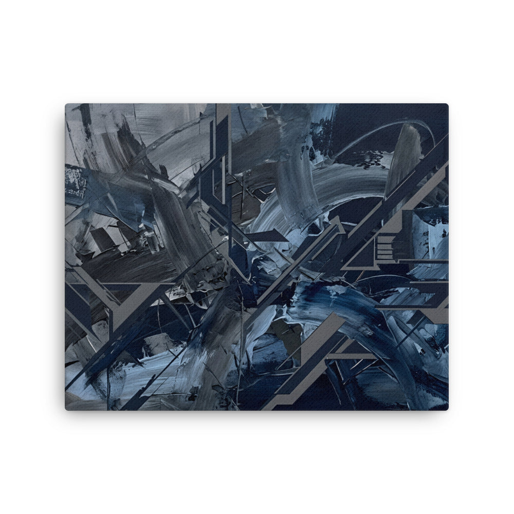 Torrent thin canvas urban wall display image in 16 x 20 inch universal size