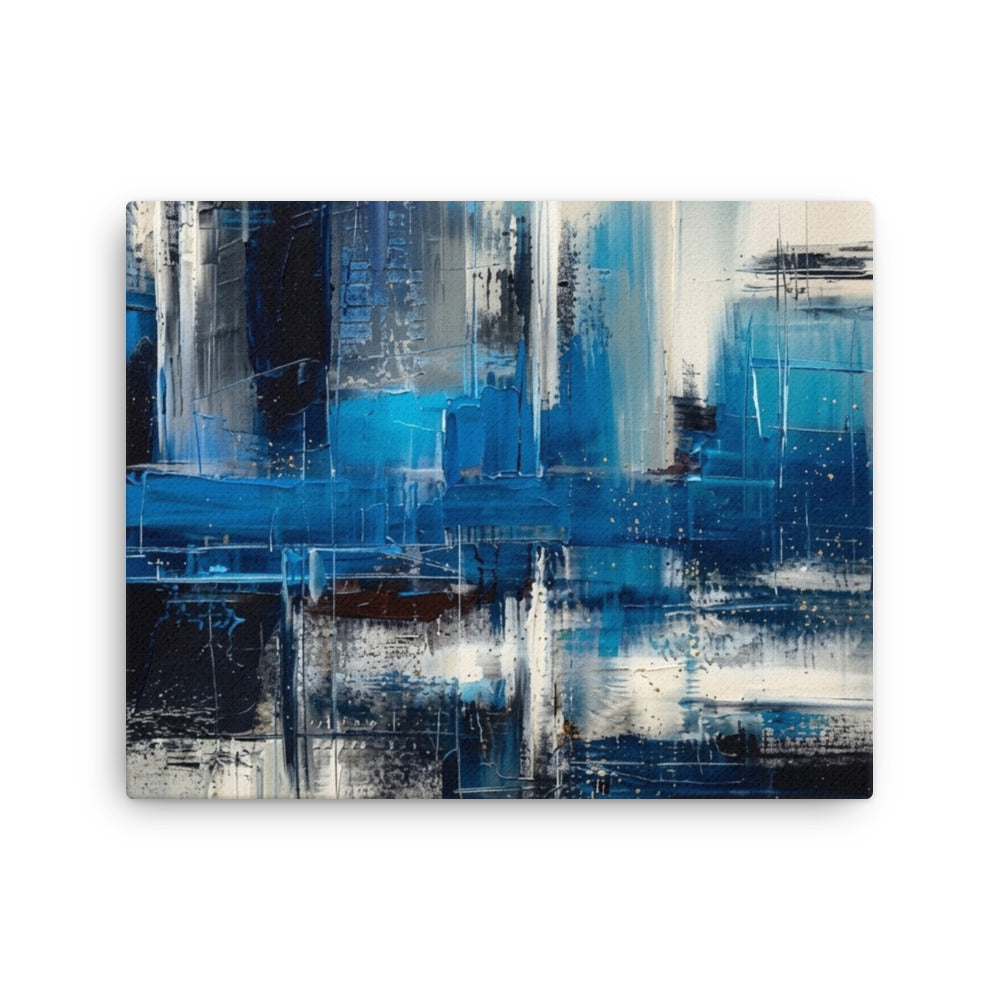 Isle thin canvas print shown in front view in 11 x 14 inch universal size