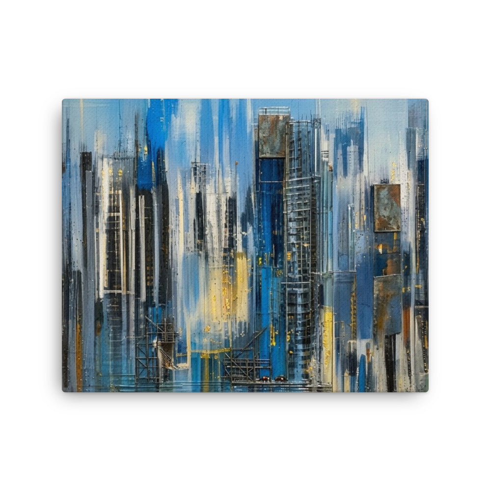Facade thin canvas print front-facing product image in 12 x 18 inch universal size