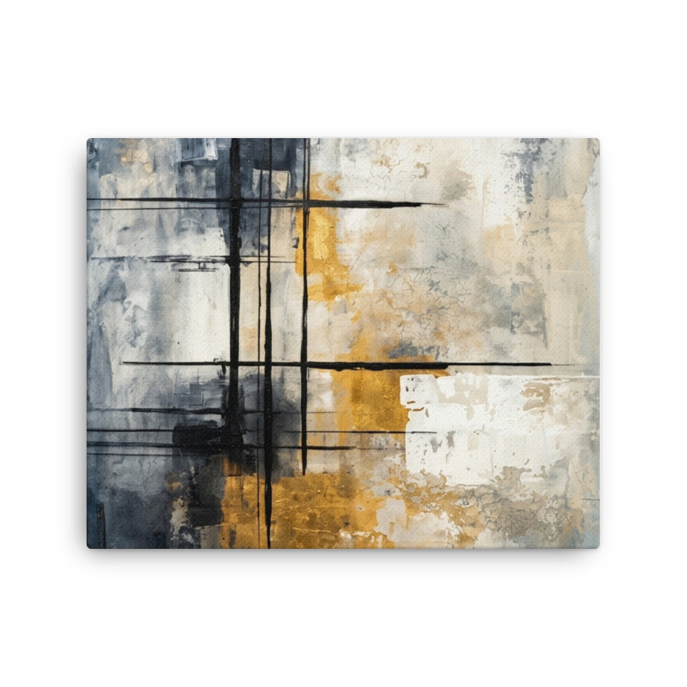 Elite thin canvas print product mockup in 16 x 16 inch universal size