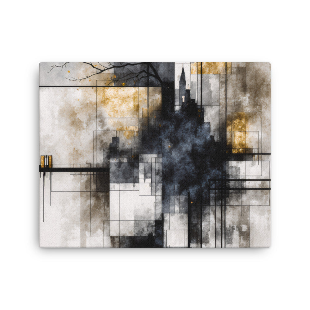 Brasier thin canvas print product mockup in 12 x 16 inch universal size