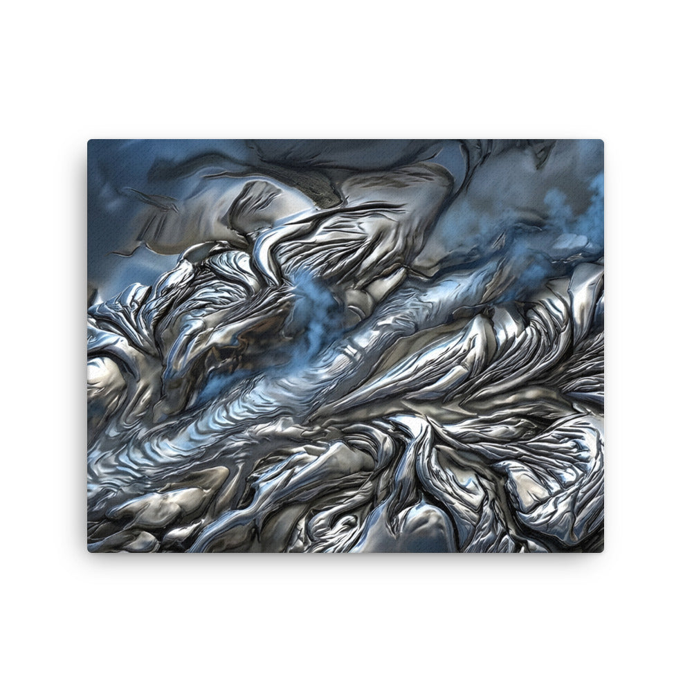 Andesite thin canvas print product mockup in 12 x 16 inch universal size
