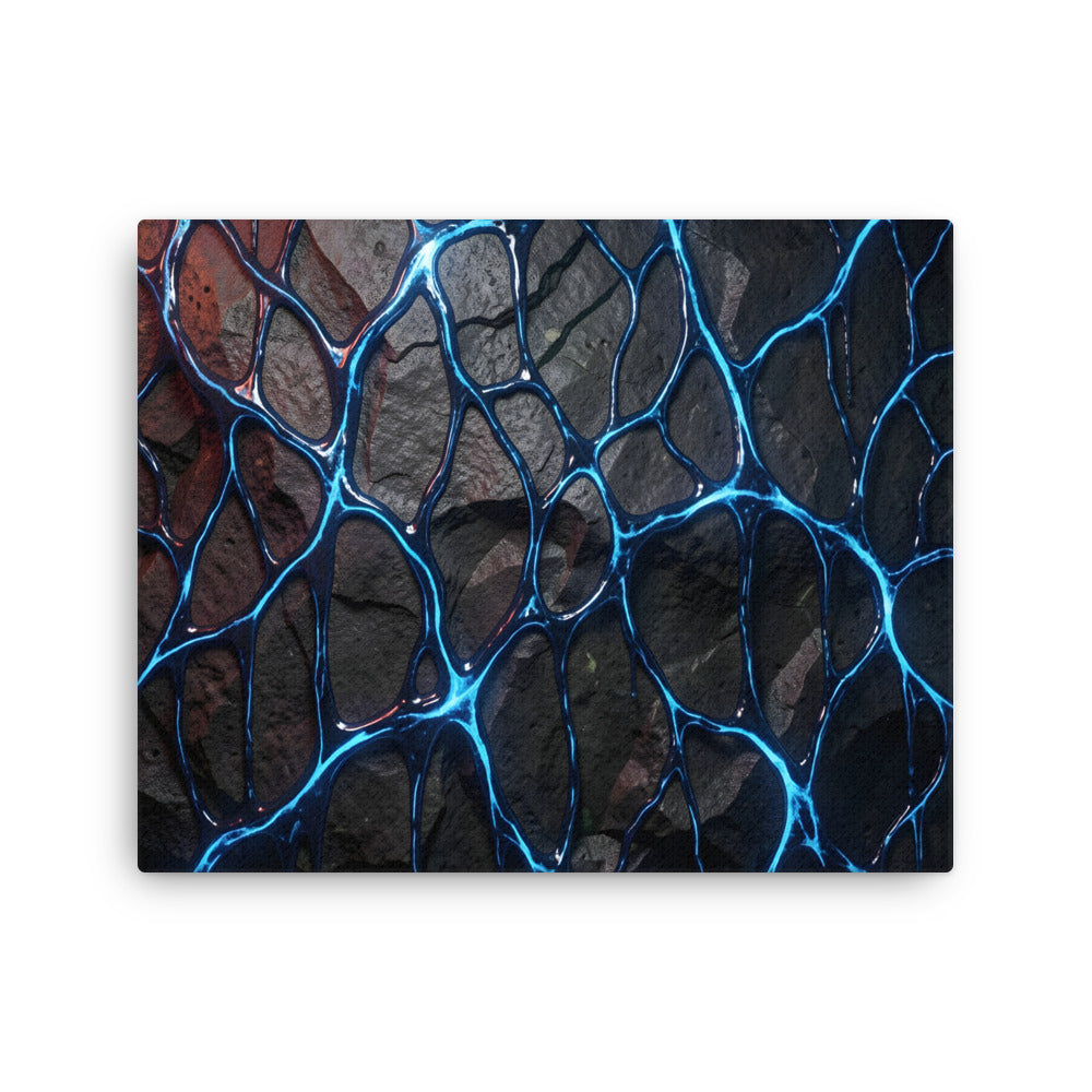 Magmatic thin canvas print product mockup in 12 x 16 inch universal size