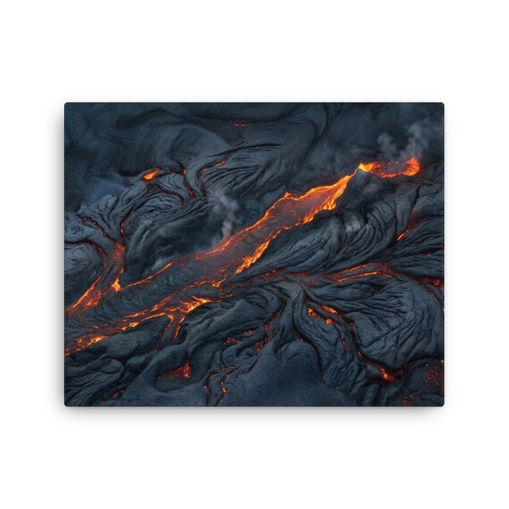 Molten thin canvas print product mockup in 12 x 16 inch universal size