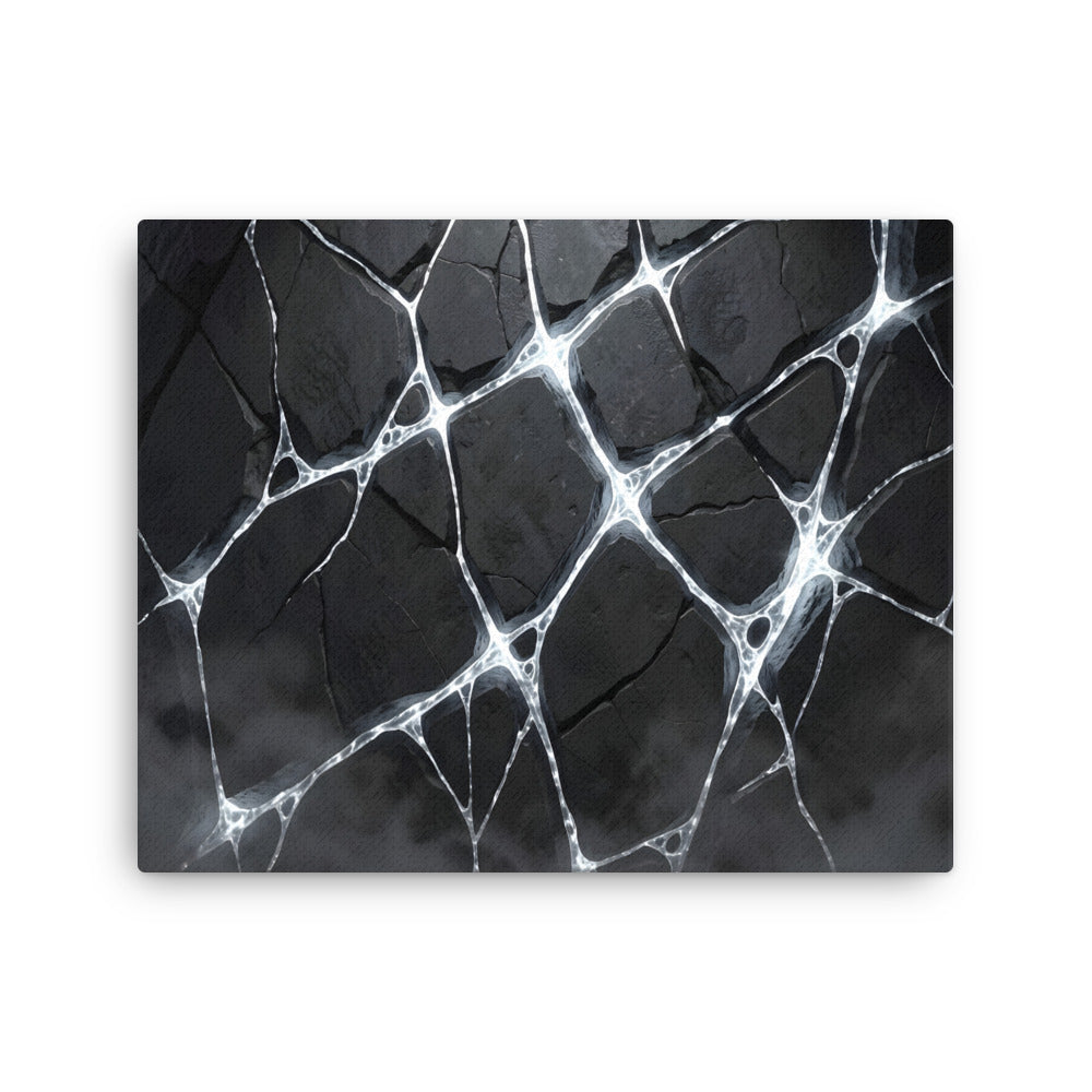 Pumice thin canvas print product mockup in 12 x 16 inch universal size