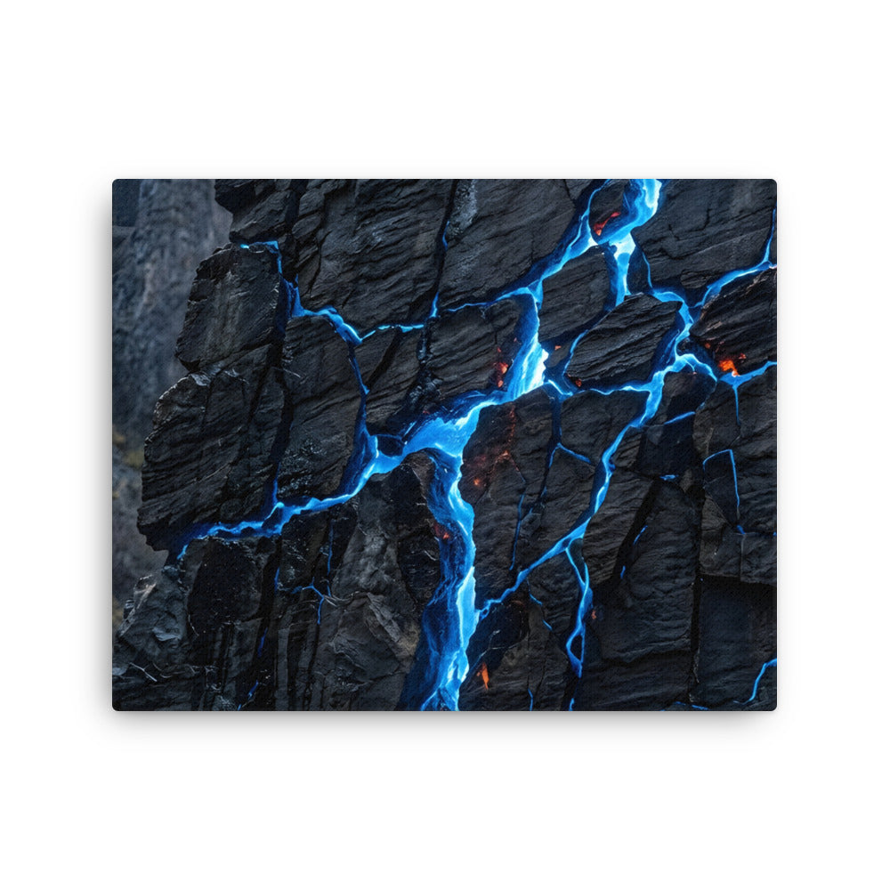 Xenolith thin canvas print product view in 12 x 18 inch universal size