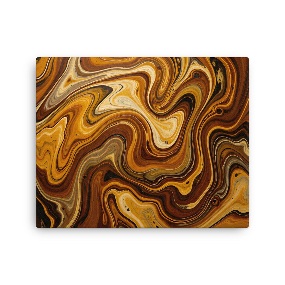 Molten Earth thin canvas print product mockup in 12 x 16 inch universal size