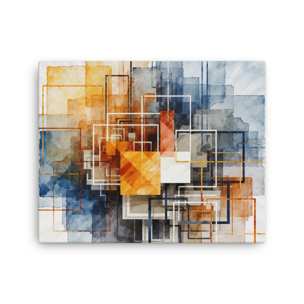 Reticle thin canvas print wall display image in 12 x 12 inch universal size