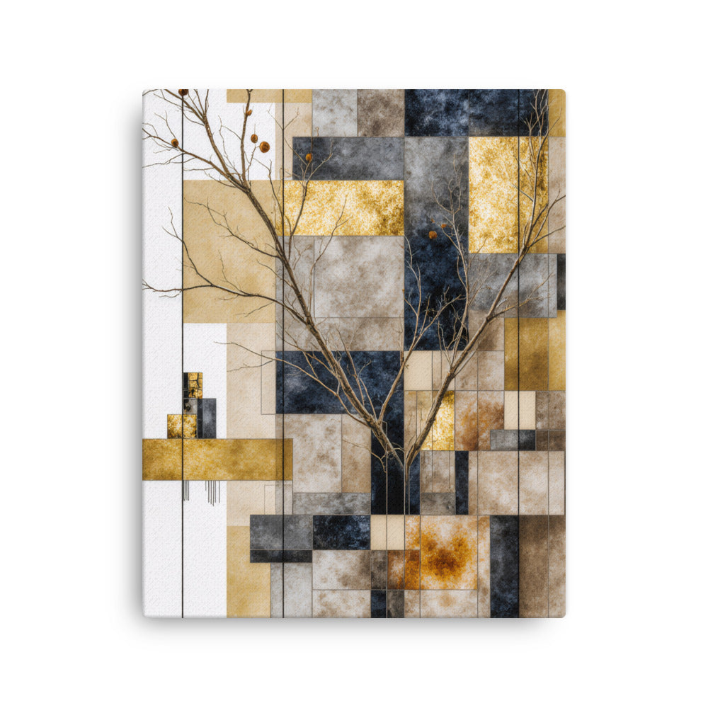 Solari thin canvas print product view in 12 x 18 inch universal size