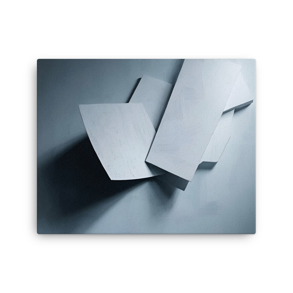 Silhouette thin canvas print product mockup in 12 x 16 inch universal size
