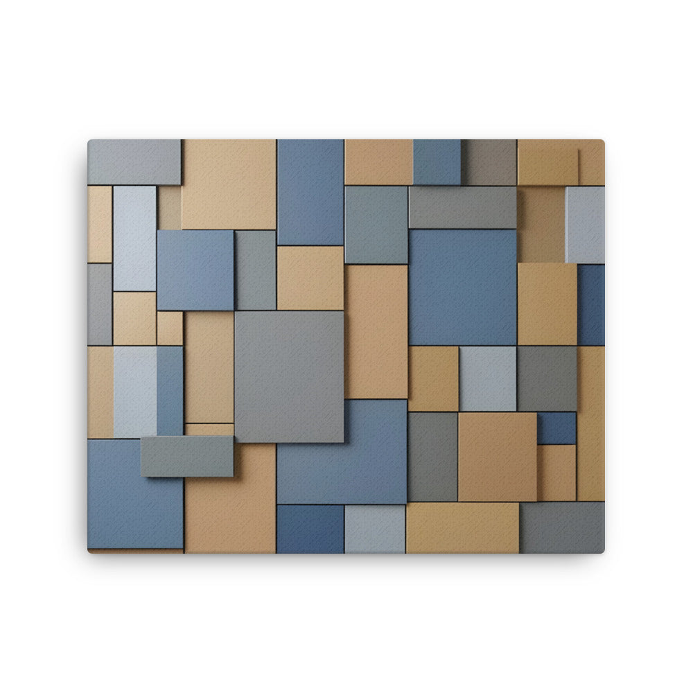 Agate thin canvas print product view in 12 x 18 inch universal size