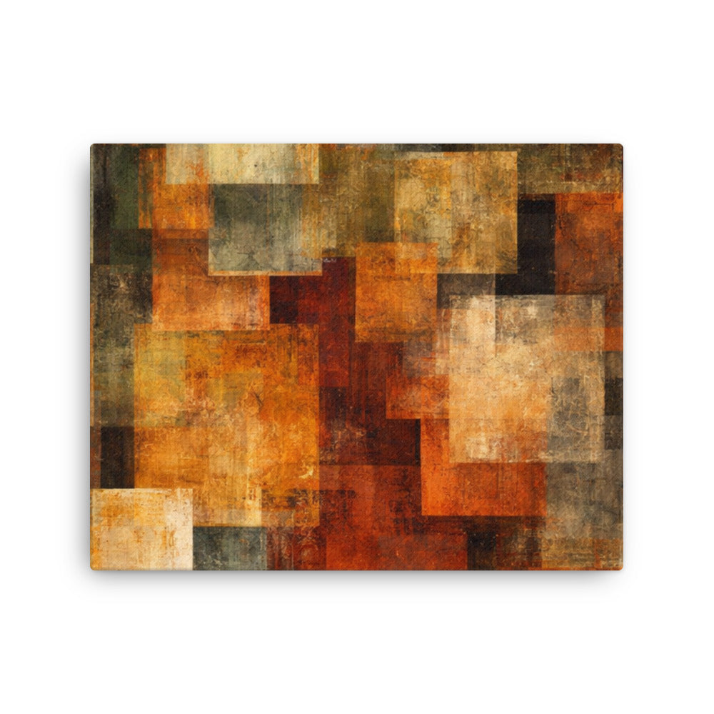 Harvest thin canvas print product mockup in 12 x 16 inch universal size