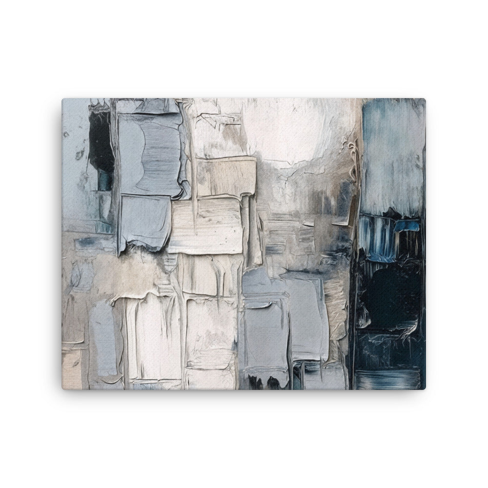 Haze thin canvas print product mockup in 12 x 16 inch universal size