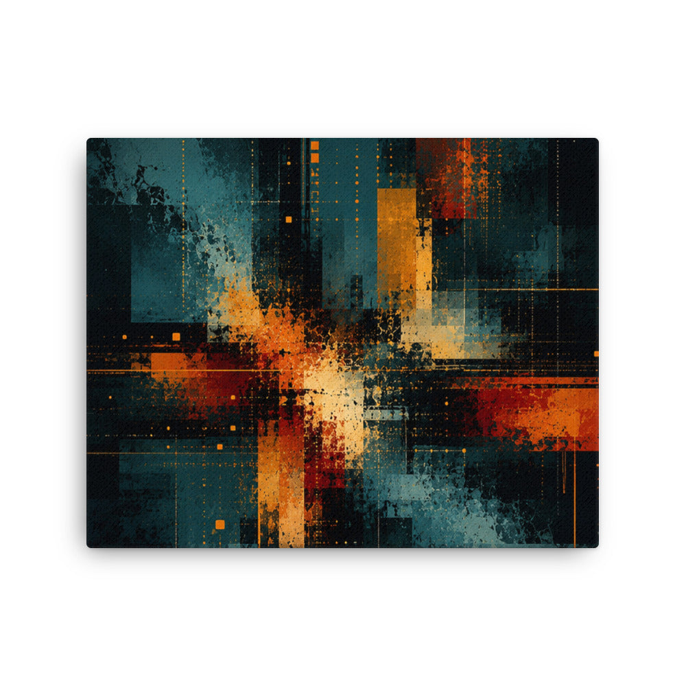 Axion thin canvas print product mockup in 12 x 16 inch universal size