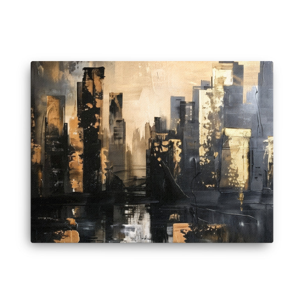 Sommet thin canvas skyline image for product listing in 20 x 28 inch large size