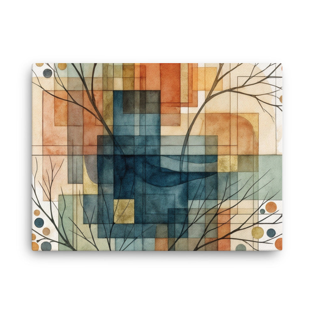 Always thin canvas urban wall display image in 16 x 16 inch universal size