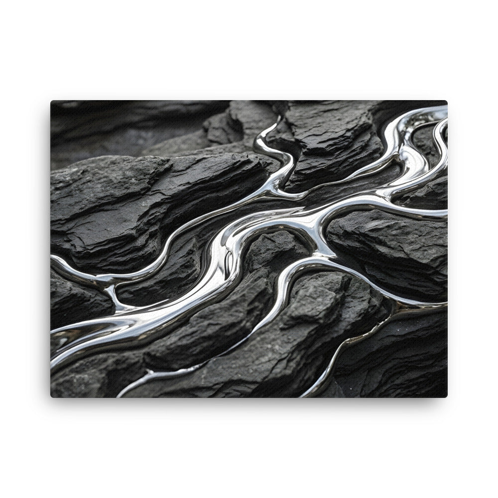 Basalt thin canvas print product view in 12 x 18 inch universal size