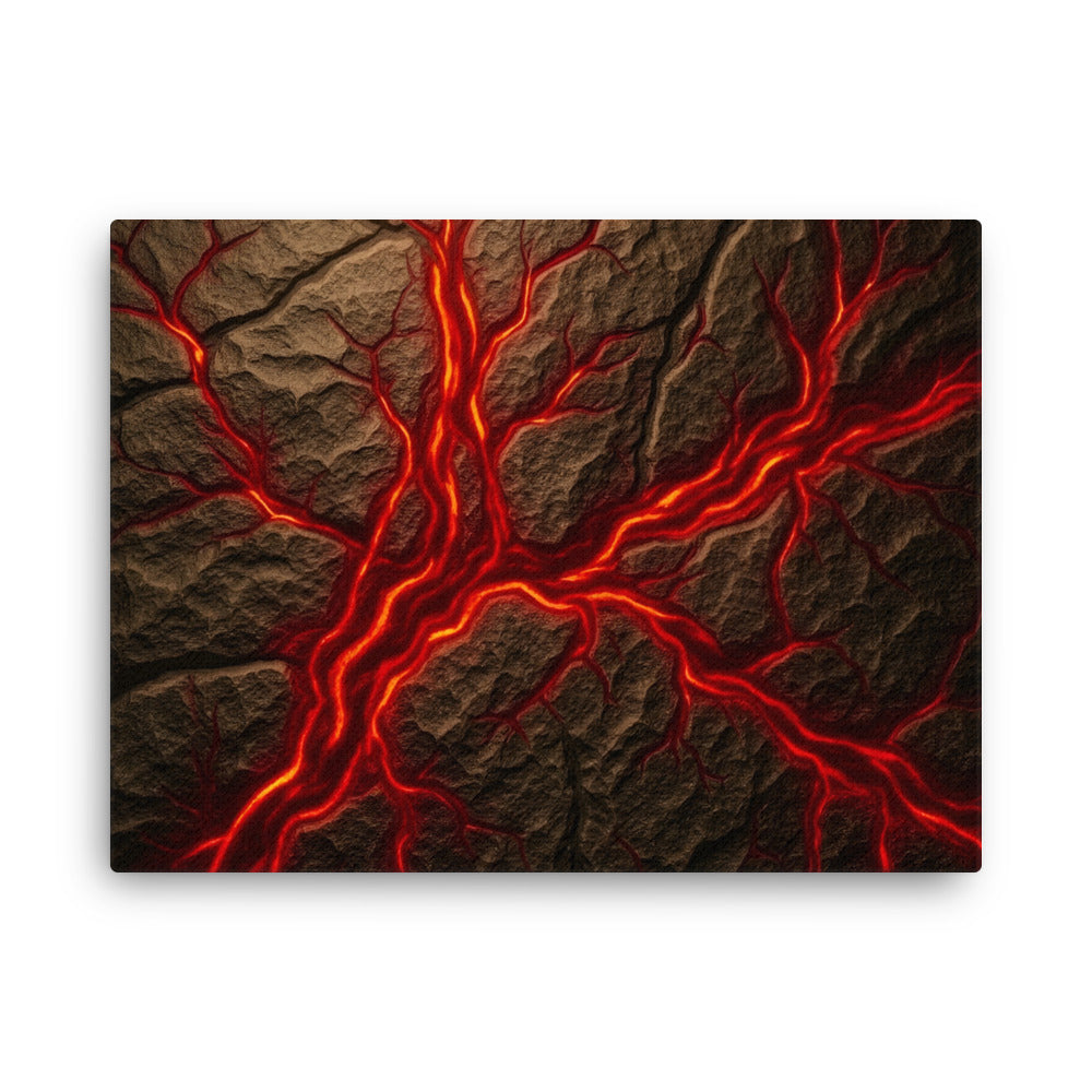 Magma thin canvas print product view in 12 x 18 inch universal size