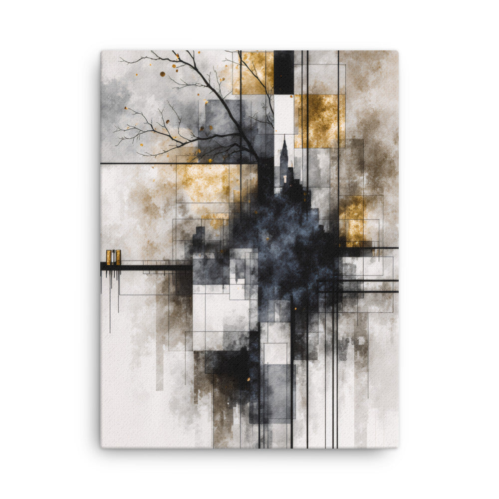 Alchemy thin canvas print product mockup in 20 x 28 inch large size