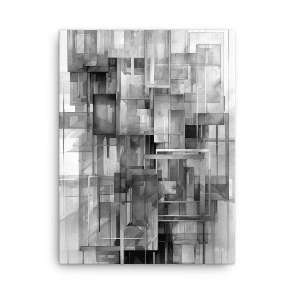 Yesterday wall art product image as a thin canvas print in 18 x 24 inch large size