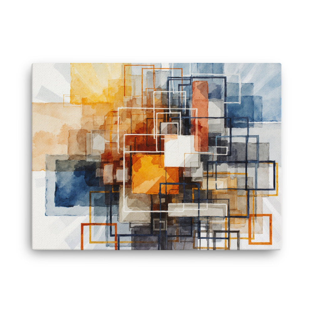 Plinth thin canvas print product view in 12 x 18 inch universal size